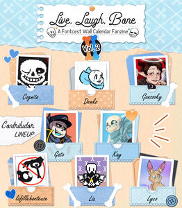 Page 1 of the Contributor Lineup with Cognito, Denko, Ganzooky, Gato, Kay, lafillehonetuse, Lia, and Lyco Wolfbunny